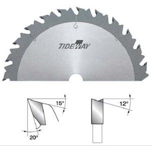 TCT ripping saw blades - (hump teeth) with finished cutting surface