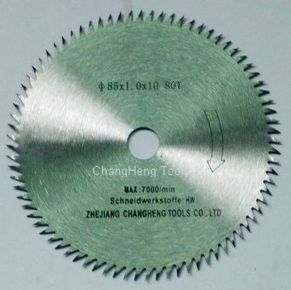 tct circular saw blade for cutting wood/aluminum