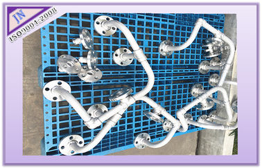 Custom Metal Parts Stainless Steel Pipe Bending Service with Welded Flage