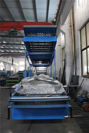 Metal Surface Glass Wool &amp; PU Sandwich Panel Machine with Non - Stop Cutting