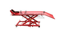 Air Hydraulic Red Lifting Table Equipment with Support Frame And 360kg to 675kg Capacity