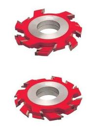 Red color T.C.T 45#carbon steel carbide shaper cutters with finished sandblast