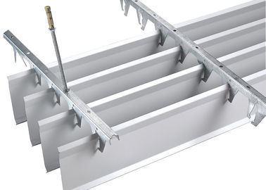 Interior Aluminum Suspended Linear Metal Open Cell Ceiling Tiles for Metro Station