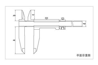 Stainless Steel Vernier Caliper 600 mm With Jaws  fine adjustment carriage