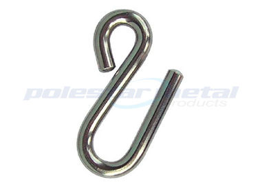 ISO9001 Custom Metal Hardware , Special AISI 316 Stainless Steel Household S Hook Hangers