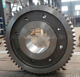 Forging 40CrNiMo8 Steel Helical Ring Gear / Ring Spur Gear high precision