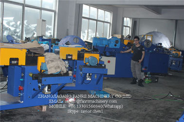 Steel Spiral Tube Former Machine With Automatic Saw Blade Cutting System
