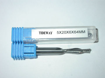 2 Flute Finishing Spiral Cnc Carbide Bits Down cut or up cut  With Micro - Grain Solid For Cutting Hard Wood