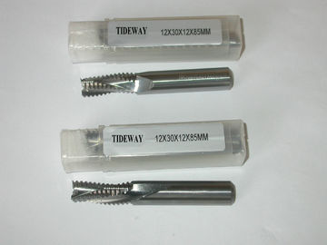Micro - Grain CNC Carbide Bits Solid Carbide 3 Flute Roughing Spiral Bits , Down / Up Cutting