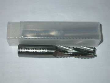 Micro - Grain CNC Carbide Bits Solid Carbide 3 Flute Roughing Spiral Bits , Down / Up Cutting