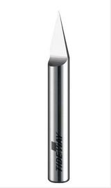 Micro - Grain Solid Carbide V Graver For Cutting Steel, Copper, Aluminium CNC Carbide Bits