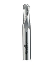 CNC Carbide Bits With Micro - Grain Solid Carbide Sprial Ballnose Bits With Double - Side Thin Slices