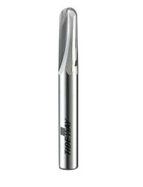 Two Stright Flute Ballnose Bits Micro - Grain Solid CNC Carbide Bits For cutting wood, Laminate,artificial stone