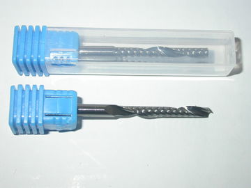 ONE Flute Spiral Bits, Micro - Grain Solid Carbide CNC Carbide Bits For Cutting Soft Wood
