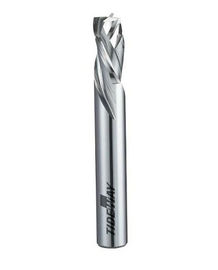 Micro - Grain Solid Carbide 3 Flutes Compression Spiral Bits CNC Carbide Bits For Cutting Wood