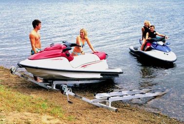 China manufactures light-duty folded aluminium boat trailer