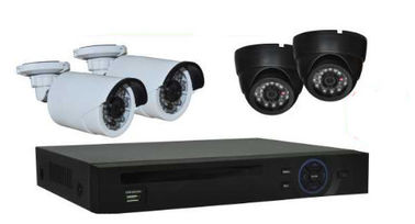 4-Channel PoE NVR Kits 1080P Digital With 10m - 20M Night Vision