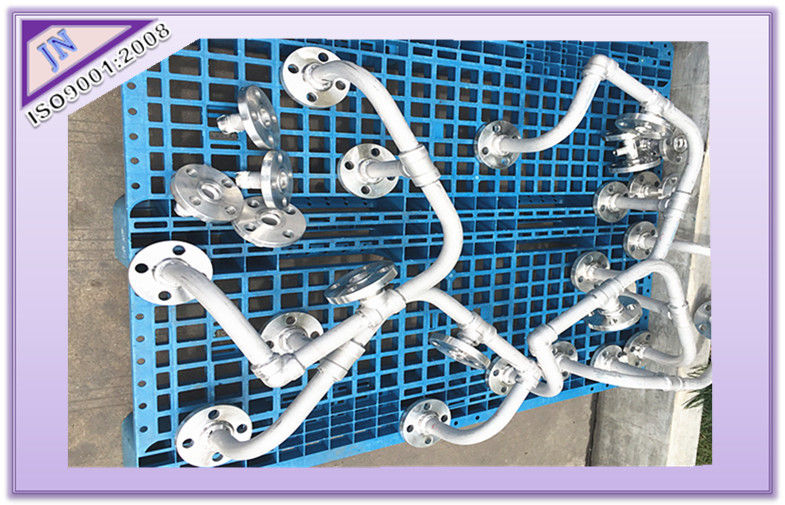 Custom Metal Parts Stainless Steel Pipe Bending Service with Welded Flage