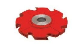 Red painted 8 Teeth TCT 3PCS adjustable grooving shaper cutters for door profile making