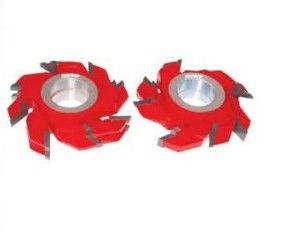 Red painted T.C.T cabinet door carbide shaper cutters with finished sandblast
