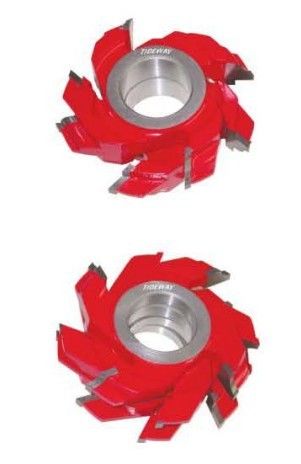 Finished sandblast T.C.T carbide shaper cutters for various wood profiles making