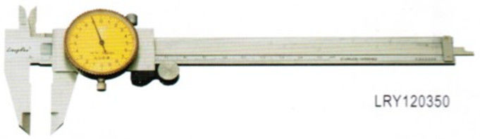 0 mm – 200 mm Stainless Steel Caliper / Dial Vernier Caliper Double shock proof