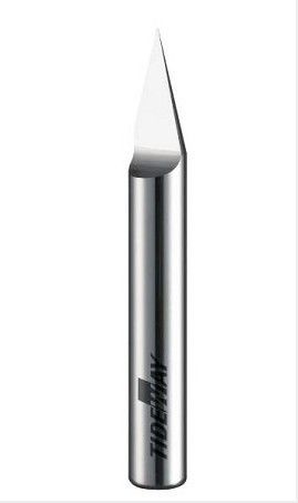 Micro - Grain Solid Carbide V Graver For Cutting Steel, Copper, Aluminium CNC Carbide Bits