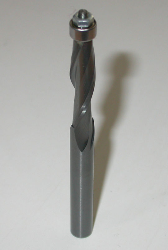 2 Flutes Spiral CNC Micro - Grain Solid Carbide Flush Trim Bits CNC Carbide Bits