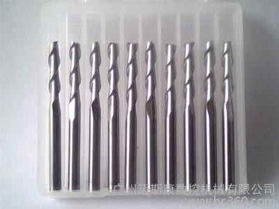 Engraving tools/CNC router bits TWO SPIRAL FLUTE BITS for acrylic, PVC, MDF and 2D carving