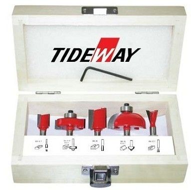 5 Set woodworking T.C.T router bit sets for decoration and furniture making