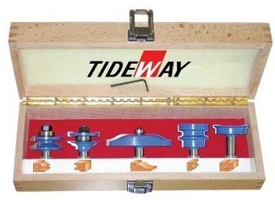 5 - Piece cabinet door set for woodworking, silver welding or copper welding