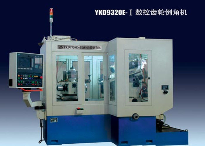12KVA Gear Chamfering Machine With Siemens 802d 4 Axis CNC System, Carbide Alloy Cutters