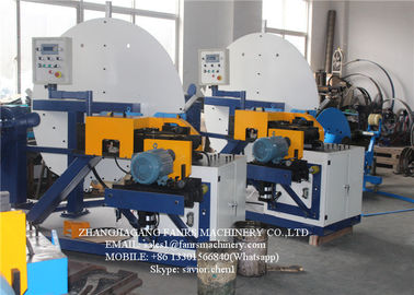 Steel Spiral Tube Former Machine With Automatic Saw Blade Cutting System